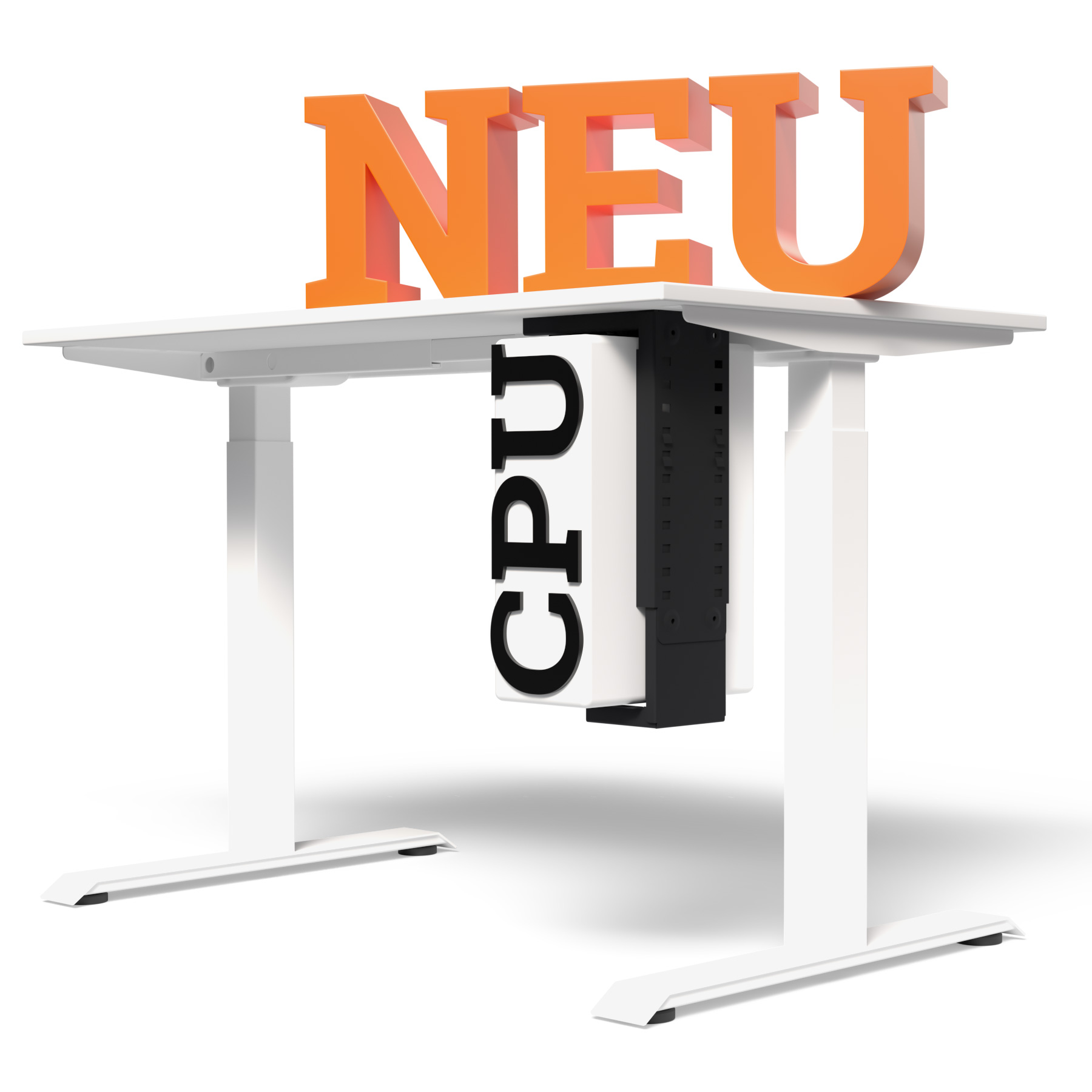 BMB EASY Click CPU Halterung, Metall, Schwarz matt