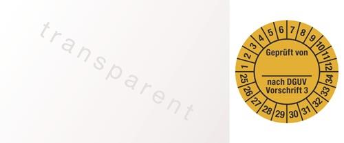 Nordwest Mehrjahresprüfplakette B25xL60mm J.2025-2034 Folie