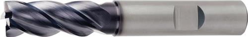 TECWERK Schaftfräser DIN 6527L Typ UNI HPC D.8mm VHM TiAlN HB Z.4 lang TECWERK