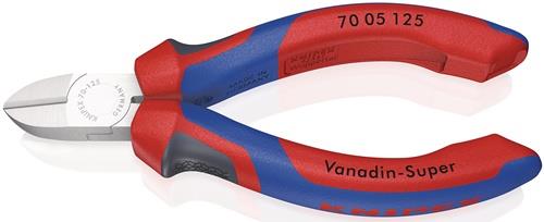 KNIPEX Seitenschneider L.125mm Kopf verchr.Comfort-Griff KNIPEX