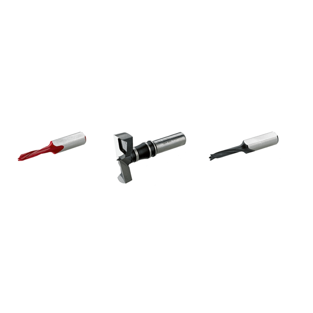 HETTICH Bohrerset VB 18 - 21 für BlueMax Mini Modular Plus, BlueMax Mini Modular (1 x ø 30 mm rechts, 2 x ø 10 mm rechts), 9146114