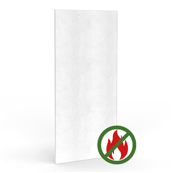 BMB Feuerfester Akustikpaneel AKUSTIX Wall FP, 2440x1220x24 mm, feuerf., Weiß, AV24