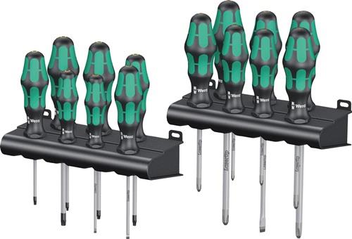 WERA Schraubendrehersatz Kraftform Big Pk.300 14-tlg.Schlitz/PH/PZD/TX 2K Rundkl.