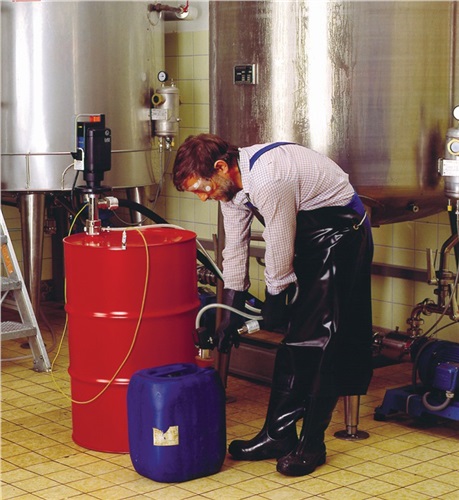 LUTZ-PUMPEN Fasspumpenset elektrischPP Laugen Tauchtiefe 1000mm