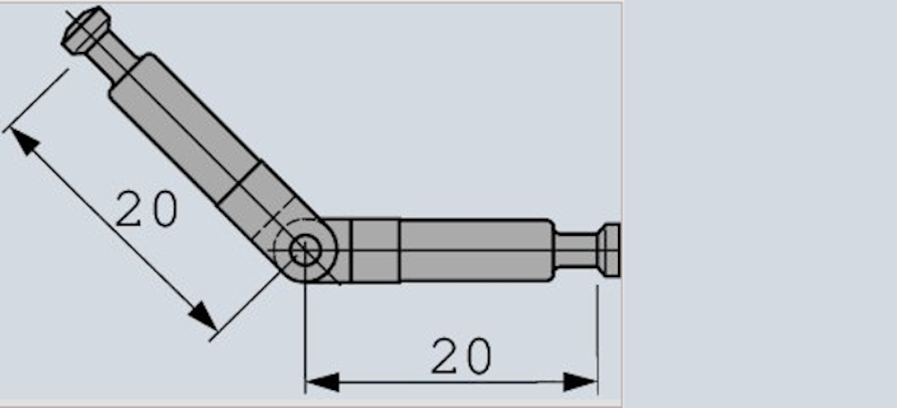 HETTICH Gelenkdübel DU 860, 39 mm, verzinkt, 79580