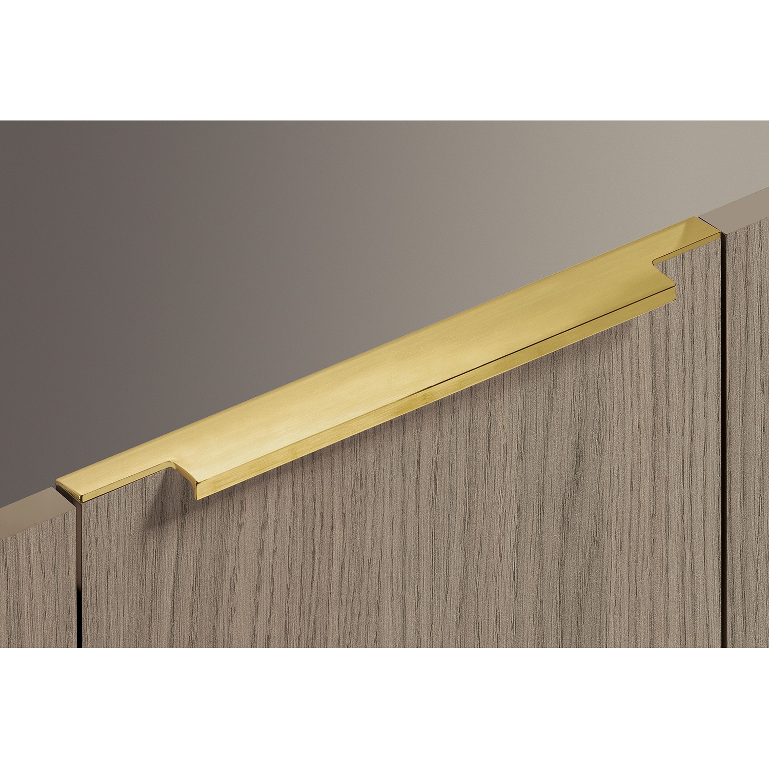 HETTICH Griffleiste Lamezia, L 595 mm, B 39 mm, Gold Optik matt gebürstet, 9265990