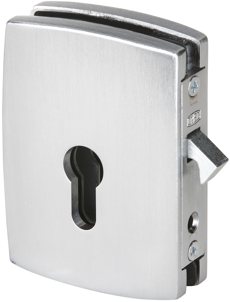 HERMAT Ganzglastürschloss 6903, Aluminium HERMAT Ganzglastürschloss 6903, Aluminium