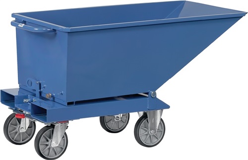 FETRA Muldenkipper Inh.250l L1359xB713xH780mm brillantblau m.Ablasshahn