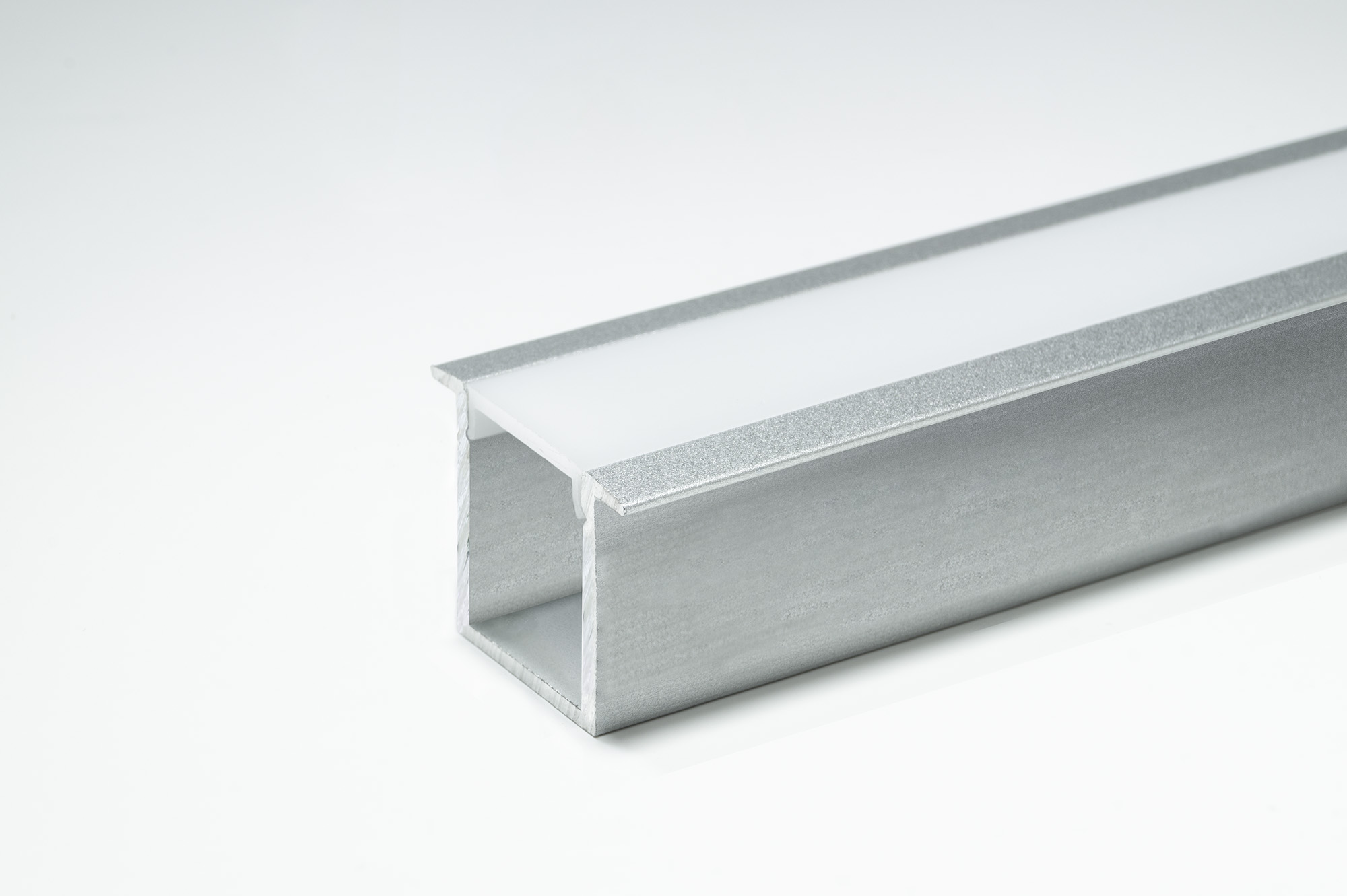 L&S LED Leuchtenprofil Prag 24x19 Einbau Aluminium EV1 L:3080 mm