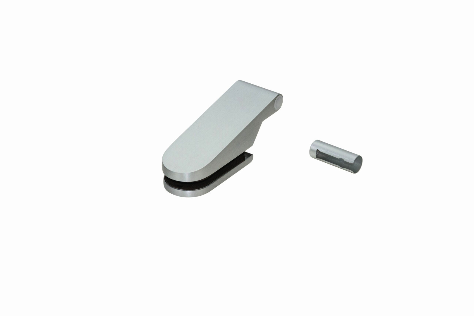 DORMA GLAS Ganzglastürband Studio Rondo 10.230, Aluminium