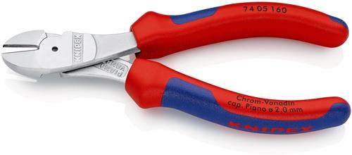 KNIPEX Kraftseitenschneider L.160mm Form 0 2K-Hülle KNIPEX