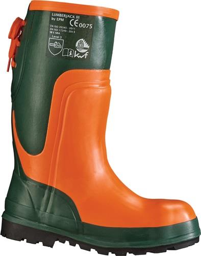 PROMAT Forstsicherheitsstiefel Ulme Gr.45 oliv/orange Naturkautschuk