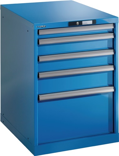 LISTA Schubladenschrank H800xB564xT725mm 1x50,2x100,1x150,1x300mm lichtblau Code
