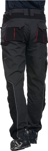 TERRAX Bundhose Gr.56 dunkelgrau/schwarz TERRATREND