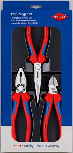 KNIPEX Zangensatz Montage-Paket Inh.3tlg.Ku.-Tiefziehteil KNIPEX