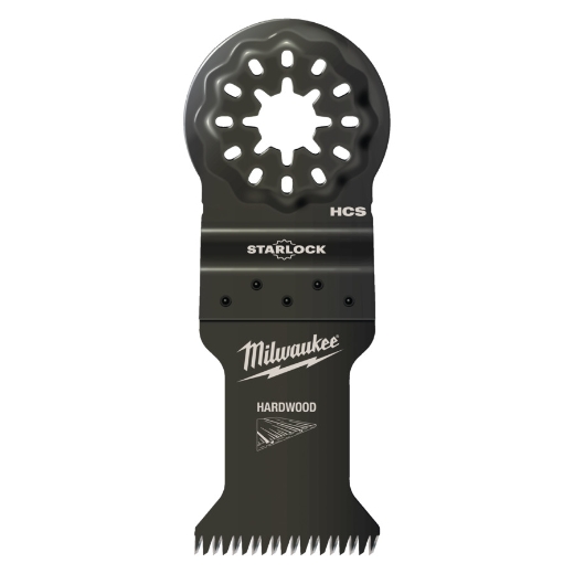 MILWAUKEE 35 x 42 mm mit Japanverzahnung Multitool Starlock Bi-Metall Tauchsägeblatt für Schnitte in Holz