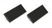 L&S Endkappenset Manila PLUS Einbauversion, 2stk, Schwarz