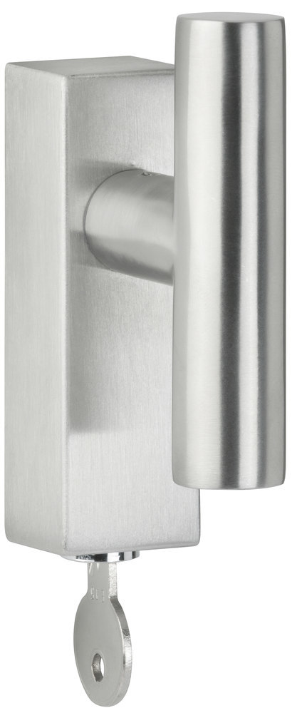 HERMAT Fenstergriff abschließbar BASIC 02 1802.T/DKSI, Edelstahl