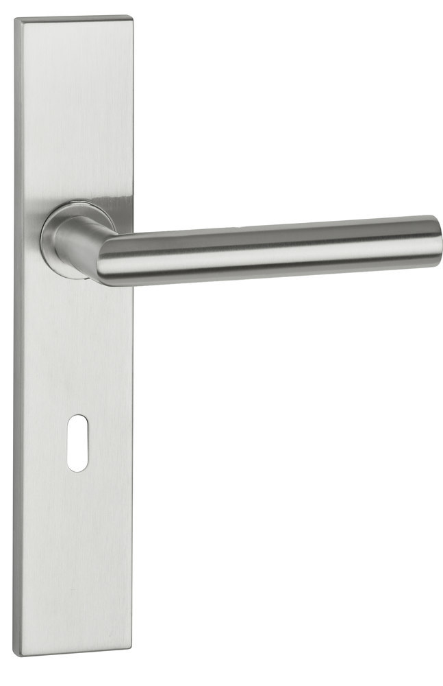 HERMAT Wechselgarnitur mit Langschild BASIC 02 1802.FD/2002.KI/3127/K, Edelstahl