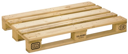 Nordwest Poolflachpalette L1200xB800xH144mm Trgf.1000kg 3 Kufen HO natur