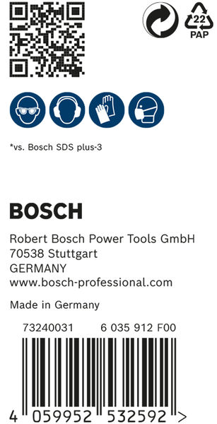 BOSCH EXPERT SDS plus-7X Hammerbohrer, 10 x 100 x 165 mm, 30-tlg.. Für Bohrhämmer