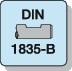 PROMAT Schaftfräser DIN 844 TypN D.8mm Einsatz-L.44mm HSS-Co8 TiCN Weldon