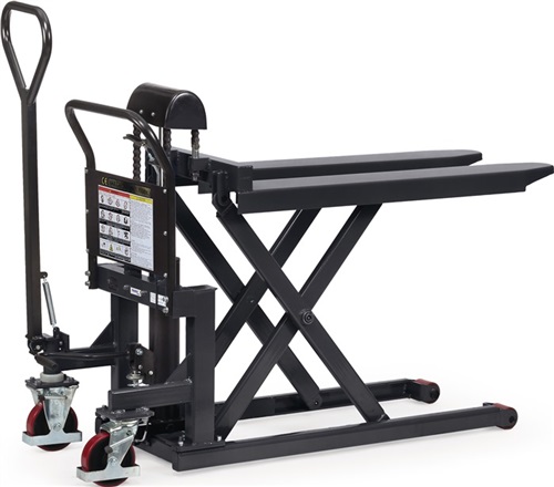 FETRA Scherenhubwagen Trgf.1000kg Hydraulikpumpe m.Fußpedal Hubber.85-830mm