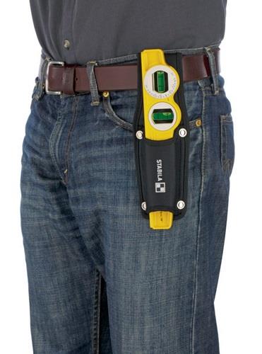 STABILA Torpedowasserwaage 81 SV REM W360 25cm Alu.gelb ± 0,5mm/m m.Gürteltasche STABILA