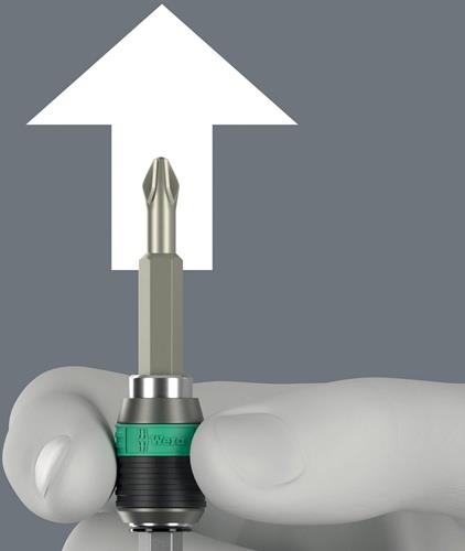 WERA Bithandhalter 816 R 1/4 Zoll Bit-Handhalter,Rapidaptor Kraftform WERA WERA Bithandhalter 816 R 1/4 Zoll Bit-Handhalter,Rapidaptor Kraftform WERA