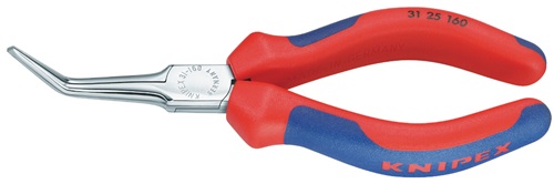 KNIPEX Nadelzange L.160mm 45Grad gew.verchr.Mehrkomp.-Hüllen KNIPEX