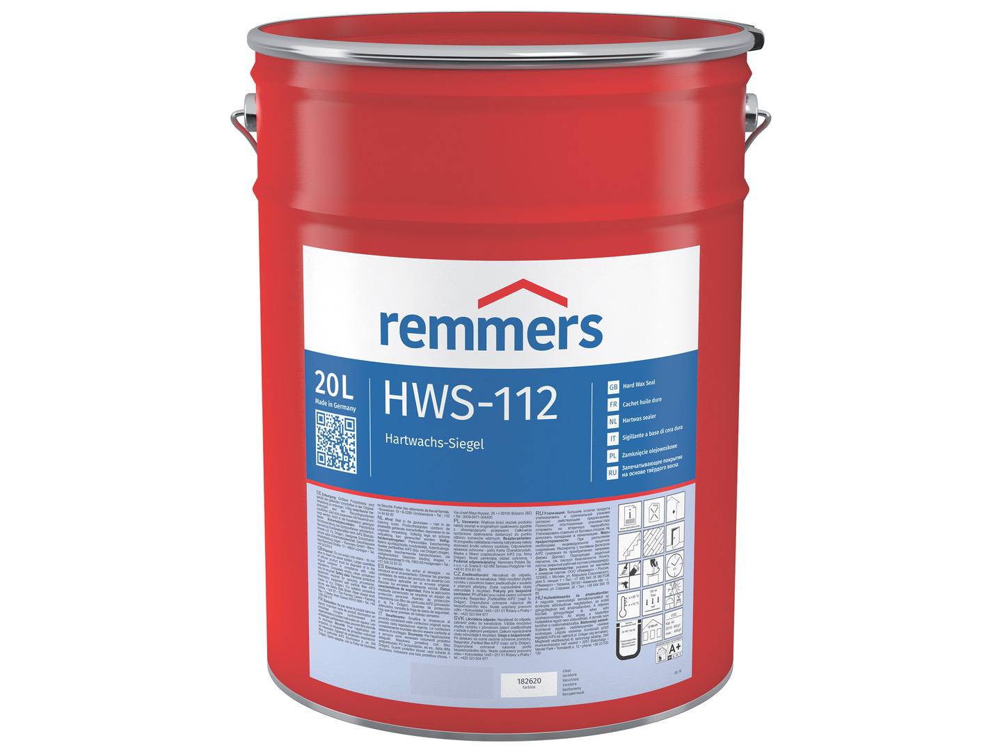 REMMERS HWS-112-Hartwachs-Siegel farblos 20 l
