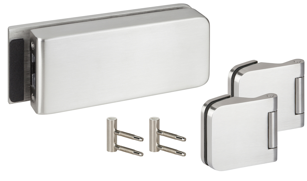 HERMAT Ganzglas Gegenkasten-Set OLBIA 6184/6315/HZ.GKP, Edelstahl