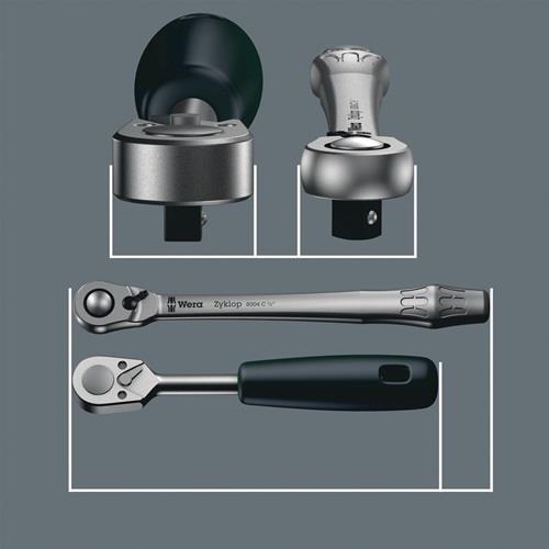 WERA Steckschlüsselsatz 8100 SB HF 1 13-tlg.Innenvierkantant,3/8 Zoll Textilbox WERA WERA Steckschlüsselsatz 8100 SB HF 1 13-tlg.Innenvierkantant,3/8 Zoll Textilbox WERA