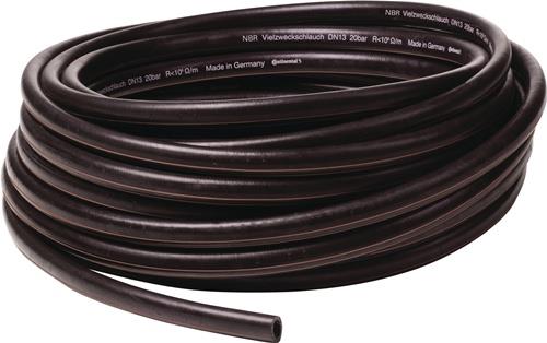 TECWERK NBR-Vielzweckschlauch ID 19mm Wandst.4,5mm L.40m TECWERK