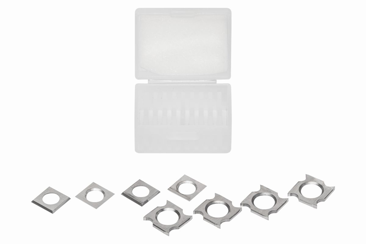 LAMELLO Wendeschneiden Set für 4mm Nutfräser, je 4 Stück, für Art.Nr. 132130, 132133