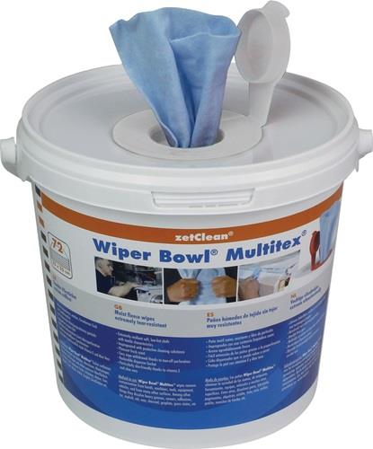 WIPER BOWL Handreinigungstuch Wiper Bowl® Multitex® hohe Reinigungskraft 72 Tü.Eimer