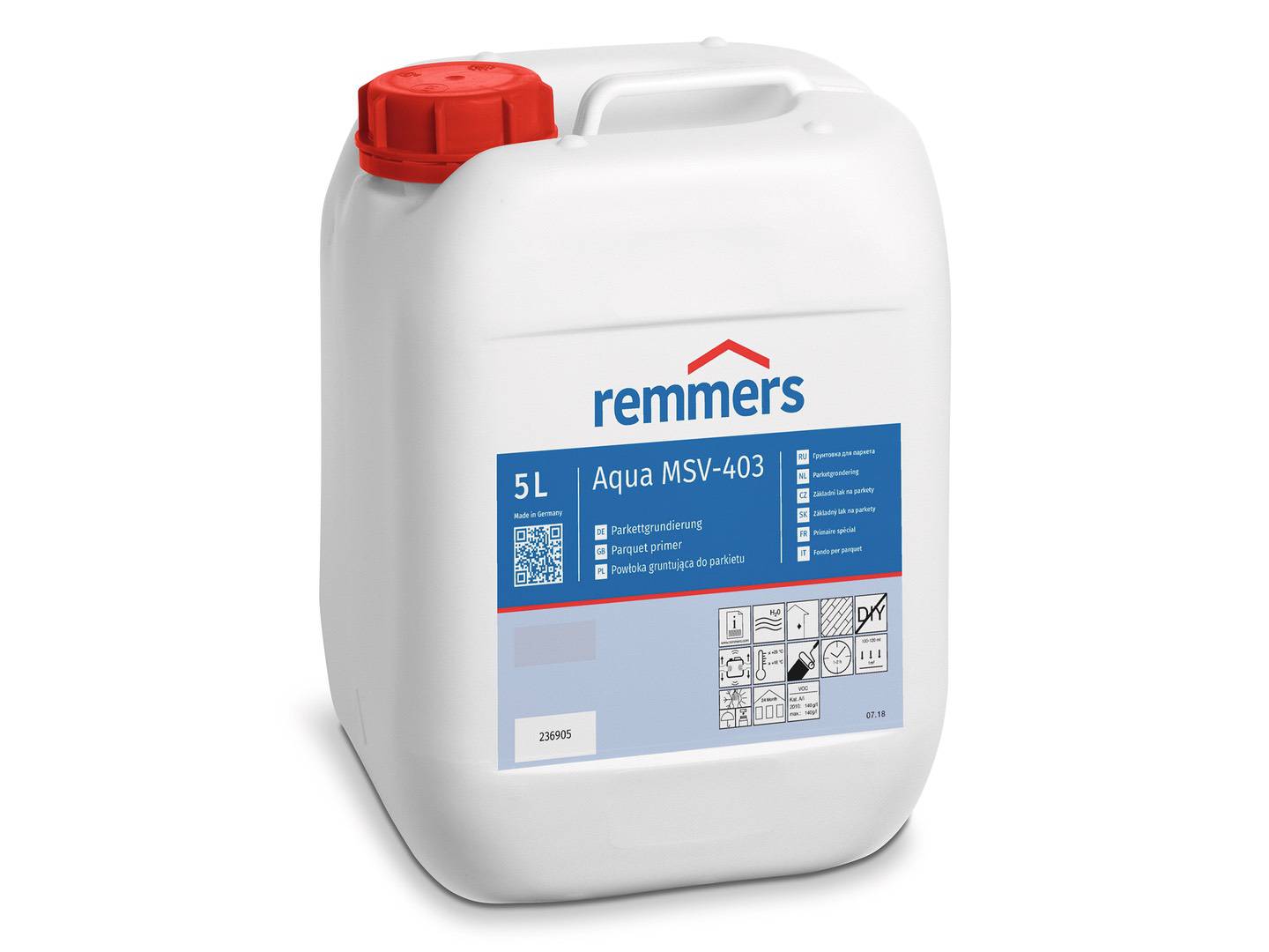 REMMERS Aqua MSV-403-Parkettgrundierung farblos 5 l