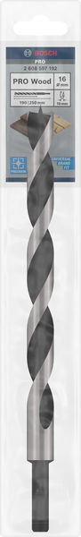 BOSCH Maschinenholzbohrer, M-Spitze 16 x 250 mm, d 10 mm