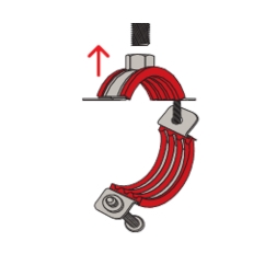 FISCHER Silikonrohrschelle FRS H 95-103