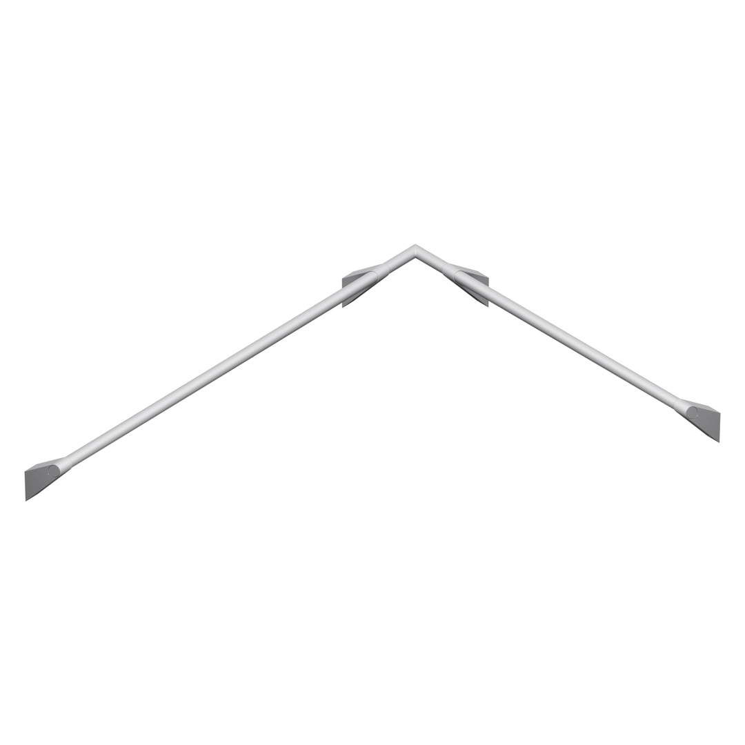 KWS Handlauf-Kombination 90° 975x750 A100 links Austerngrau