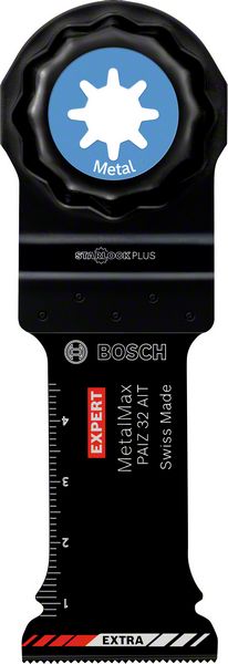 BOSCH EXPERT MetalMax PAIZ 32 AIT Blatt für Multifunktionswerkzeuge, 50 x 32 mm, 10 Stück. Für oszillierende Multifunktionswerkzeuge