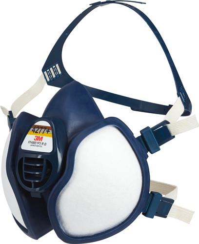 3M Atemschutzhalbmaske 4000+ EN 405:2001+A1:2009 FFABE1P3 R D Einheitsgröße 3M