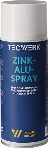 TECWERK Zinkaluspray alufarben 400ml Spraydose TECWERK
