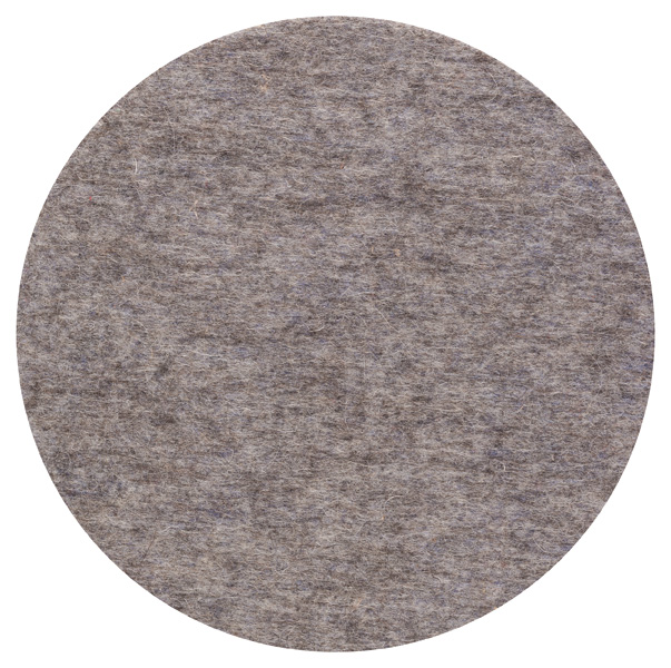 BOSCH Polierfilz für Exzenterschleifer, hart, Klett, 160 mm, 2er-Pack