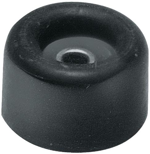 PRESTIEN+KNUEPPEL Türpuffer D.40mm H.40mm Gum.schwarz Dübelmontage