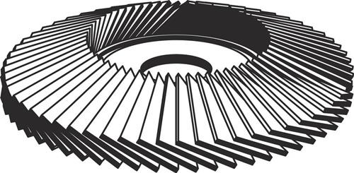 KLINGSPOR Fächerscheibe SMT 800 D.115mm K.medium 12Grad gewölbt INOX NK KLINGSPOR KLINGSPOR Fächerscheibe SMT 800 D.115mm K.medium 12Grad gewölbt INOX NK KLINGSPOR