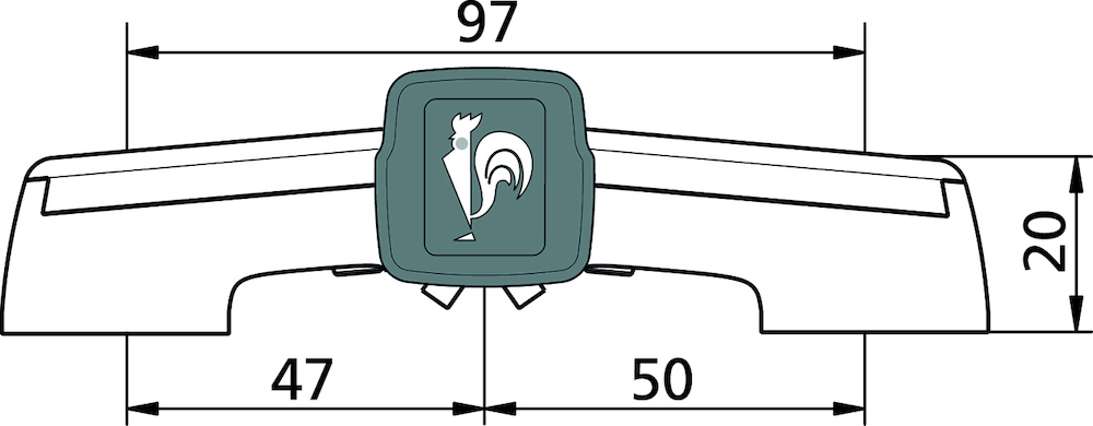 DR. HAHN Aufschraubband Serie 60 AT M769, 3-teilig