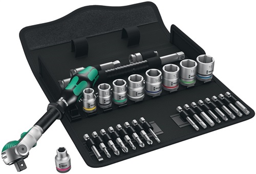 WERA Steckschlüsselsatz Zyklop Speed 29-tlg.3/8 Zoll SW 8-19mm Z.72 6KT WERA WERA Steckschlüsselsatz Zyklop Speed 29-tlg.3/8 Zoll SW 8-19mm Z.72 6KT WERA