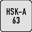 PROMAT Flächenspannfutter DIN 69893A Weldon Spann-D.10mm HSK-A63 A.-L.65mm m.IK PROMAT
