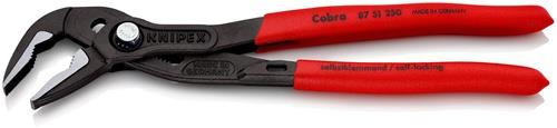 KNIPEX Wasserpumpenzange Cobra® ES L.250mm Spann-W.42mm pol.Ku.-Überzug KNIPEX KNIPEX Wasserpumpenzange Cobra® ES L.250mm Spann-W.42mm pol.Ku.-Überzug KNIPEX